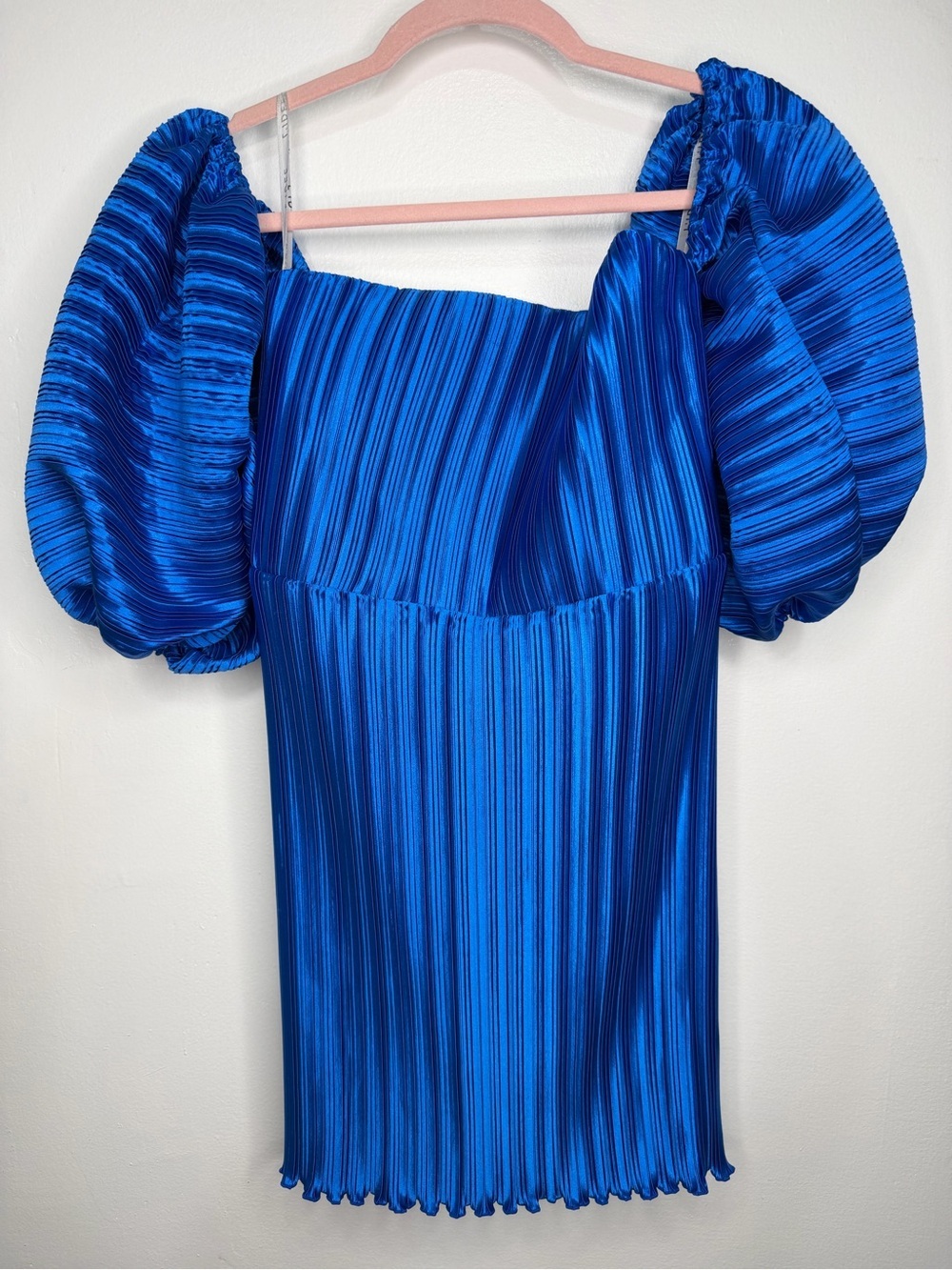 NWT L'IDÉE
L'idee Sirene Mini Dress In Morrocon Blue - Picture 2 of 6